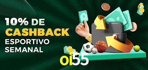 10% de bônus de cashback na oi55